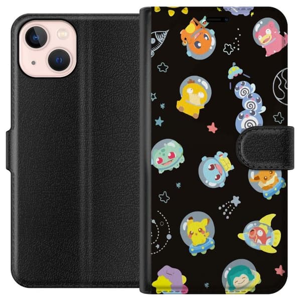 Kompatibelt Plånboksfodral till Apple iPhone 13 mini Pokemon