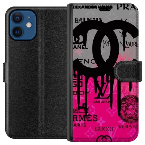 Yhteensopiva Lompakkokotelo Apple iPhone 12 mini CC Pinkki