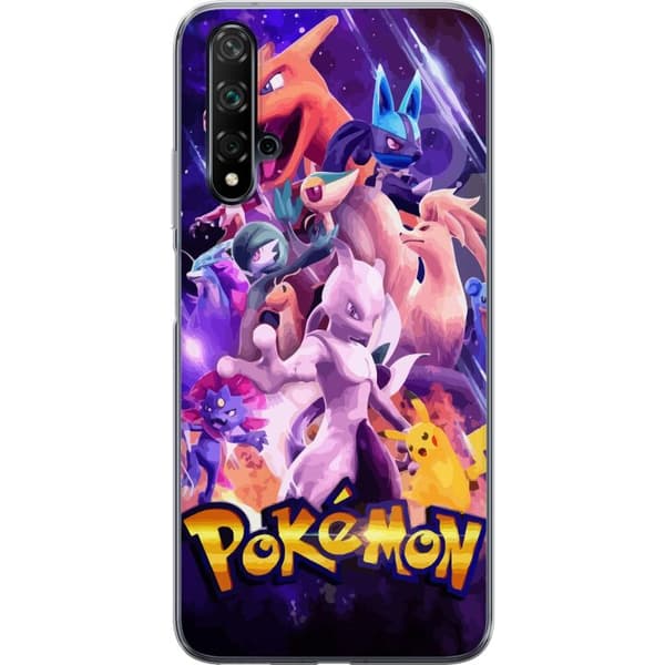 Kompatibelt Mobildeksel til Huawei nova 5T Pokemon