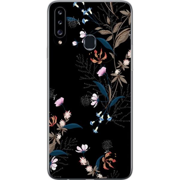 Kompatibelt Mobilskal till Samsung Galaxy A20s Blommor