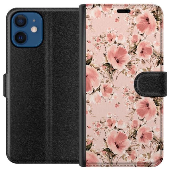 Kompatibelt Lommeboketui til Apple iPhone 12 Blomster