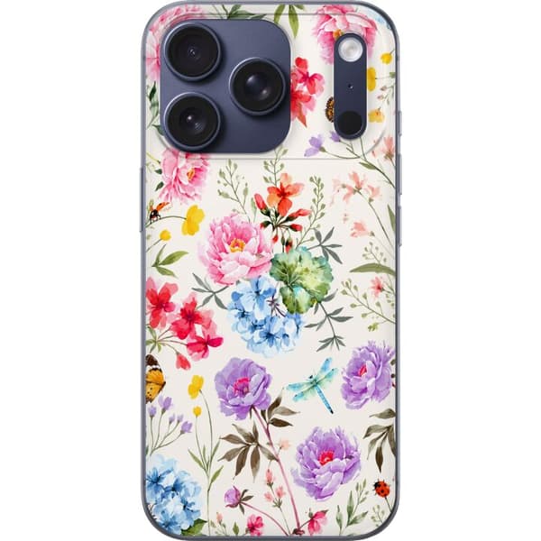 Kompatibelt Mobildeksel til Apple iPhone 18 Pro Blomsterselskapet