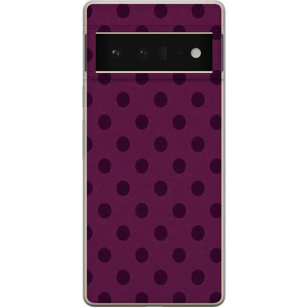 Kompatibelt Mobildeksel til Google Pixel 6 Pro Plommeprikker