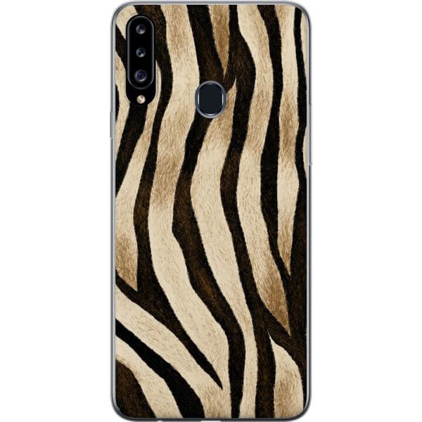Kompatibelt Mobilskal till Samsung Galaxy A20s Zebra Muse