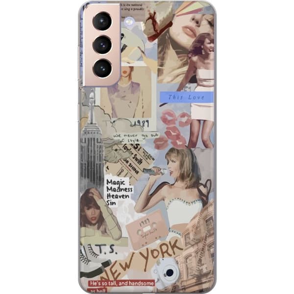 Kompatibelt Mobilskal till Samsung Galaxy S21 Taylor Swift