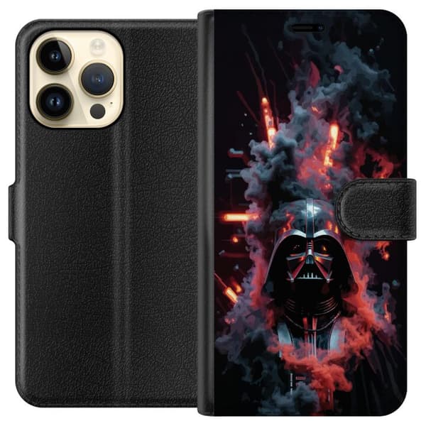 Yhteensopiva Lompakkokotelo Apple iPhone 14 Pro Max Eepinen science fiction -motiivi ikonisella roistolla