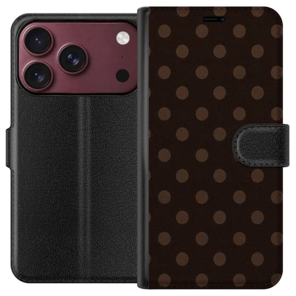Kompatibel Tegnebogsetui til Apple iPhone 18 Pro Mokka Pop