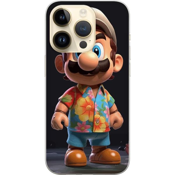 Kompatibelt Mobilskal till Apple iPhone 14 Pro Super Mario