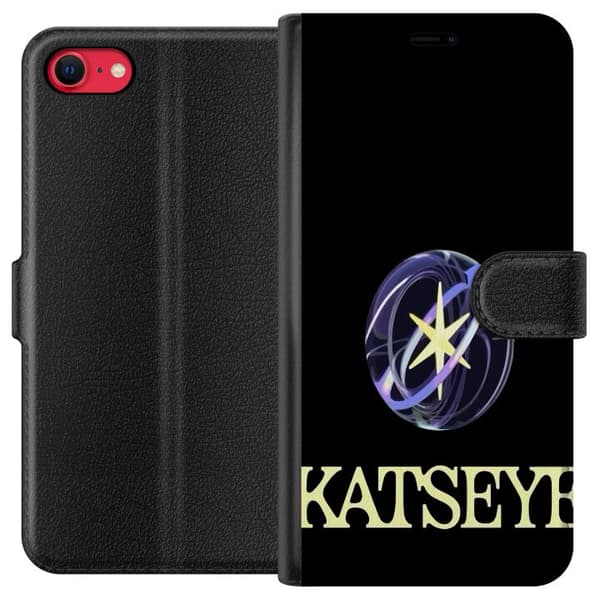 Yhteensopiva Lompakkokotelo Apple iPhone SE (2020) KATSEYE logotyp