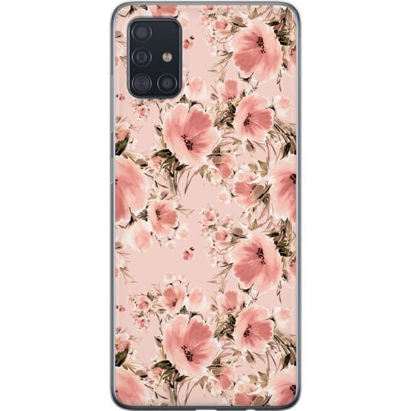 Kompatibelt Mobildeksel til Samsung Galaxy A51 Blomster