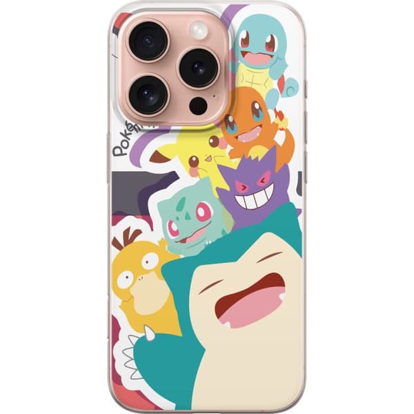 Kompatibelt Mobildeksel til Apple iPhone 16 Pro Pokemon