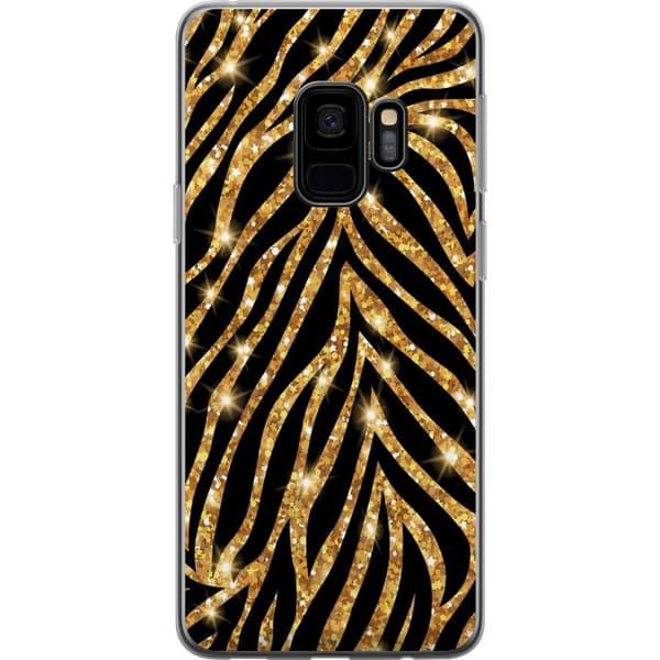 Kompatibelt Mobildeksel til Samsung Galaxy S9 Gull & Glitter