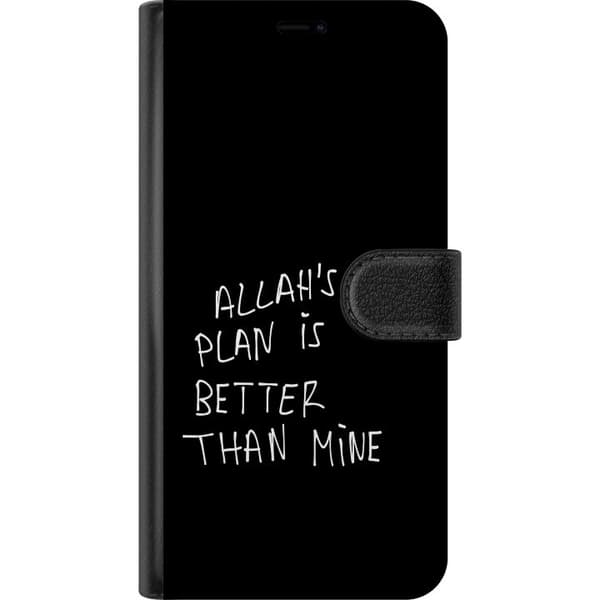 Kompatibelt Plånboksfodral till Xiaomi Redmi 9 Allahs plan är bättre än min