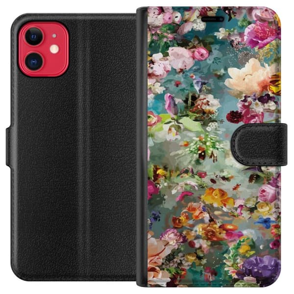 Kompatibelt Plånboksfodral till Apple iPhone 11 Blommor