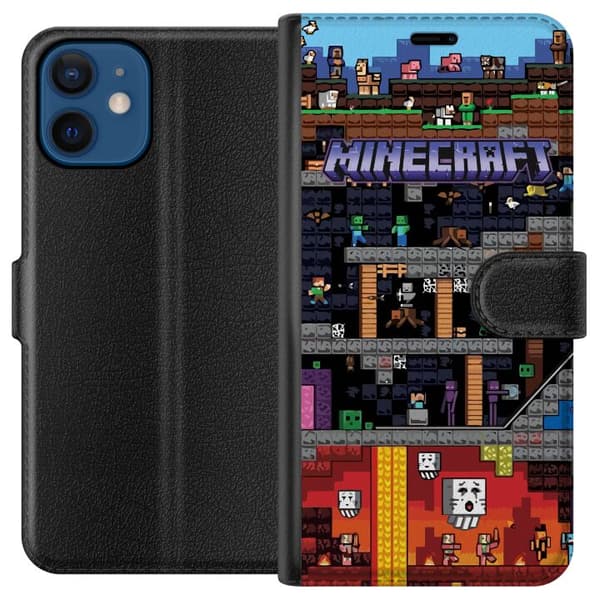 Yhteensopiva Lompakkokotelo Apple iPhone 12 mini Minecraft