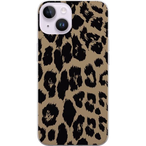 Kompatibel Mobilcover til Apple iPhone 15 Leopard