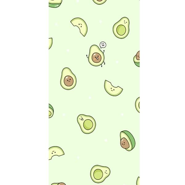 Kompatibelt Lommeboketui til Apple iPhone 13 Pro Glad Avokado