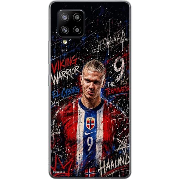 Kompatibelt Mobildeksel til Samsung Galaxy A42 5G Erling Haaland graffiti