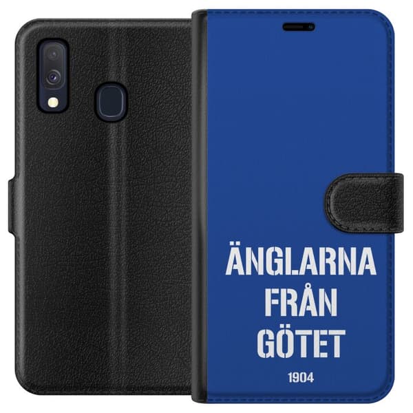 Kompatibelt Plånboksfodral till Samsung Galaxy A40 IFK Göteborg