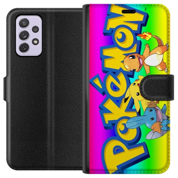Kompatibelt Plånboksfodral till Samsung Galaxy A52s 5G Pokemon