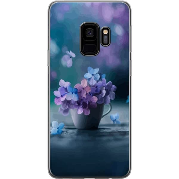 Kompatibelt Mobilskal till Samsung Galaxy S9 Blommor Sött