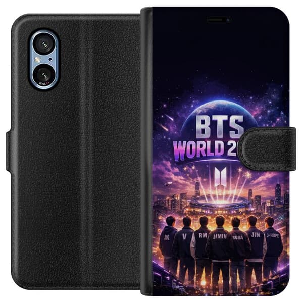 Kompatibel Tegnebogsetui til Sony Xperia 5 V BTS