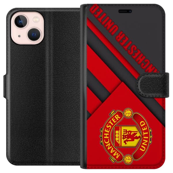 Kompatibelt Plånboksfodral till Apple iPhone 13 mini Manchester United