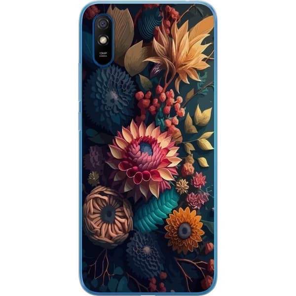 Kompatibelt Mobilskal till Xiaomi Redmi 9A Blommor