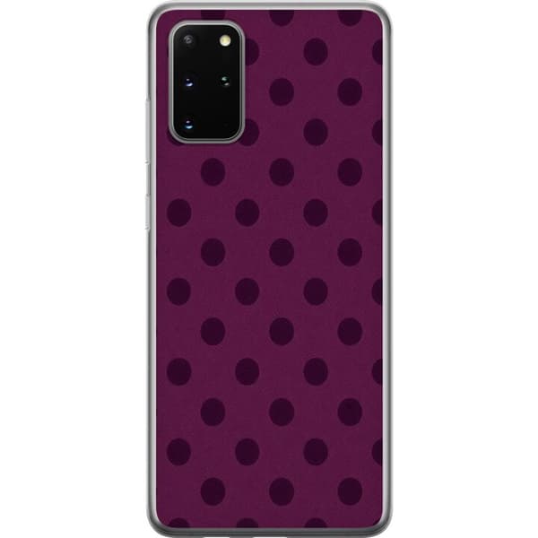 Kompatibelt Mobilskal till Samsung Galaxy S20+ Plum Dots
