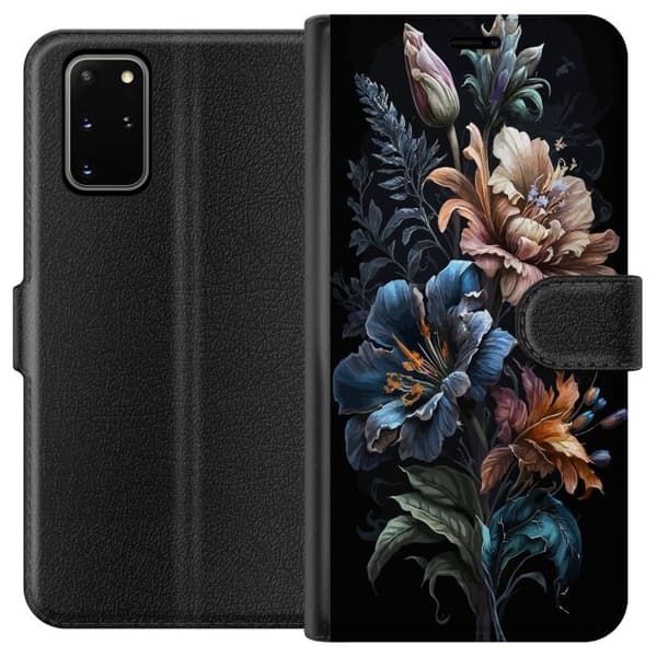 Kompatibelt Plånboksfodral till Samsung Galaxy S20+ Blommor