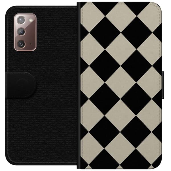 Kompatibelt Lommeboketui til Samsung Galaxy Note20 Mono-diamant