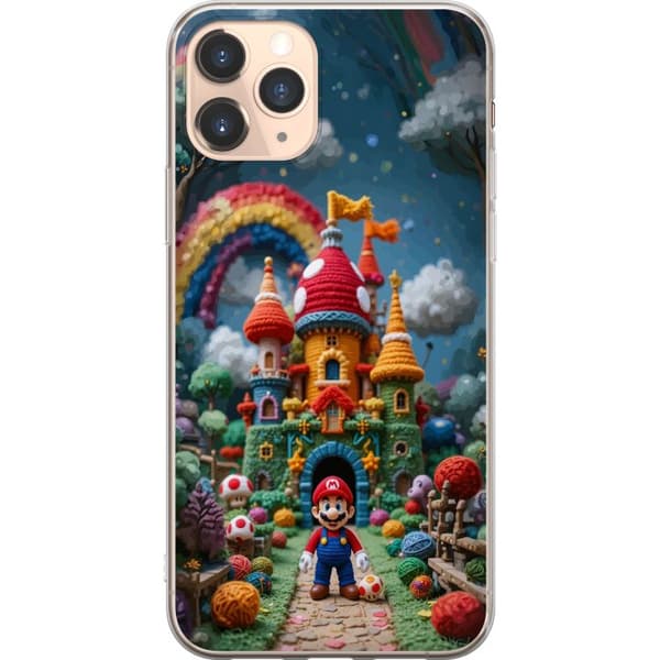 Kompatibelt Mobildeksel til Apple iPhone 11 Pro Super Mario-inspirert eventyrtema