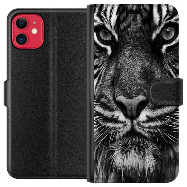 Kompatibelt Plånboksfodral till Apple iPhone 11 Tiger