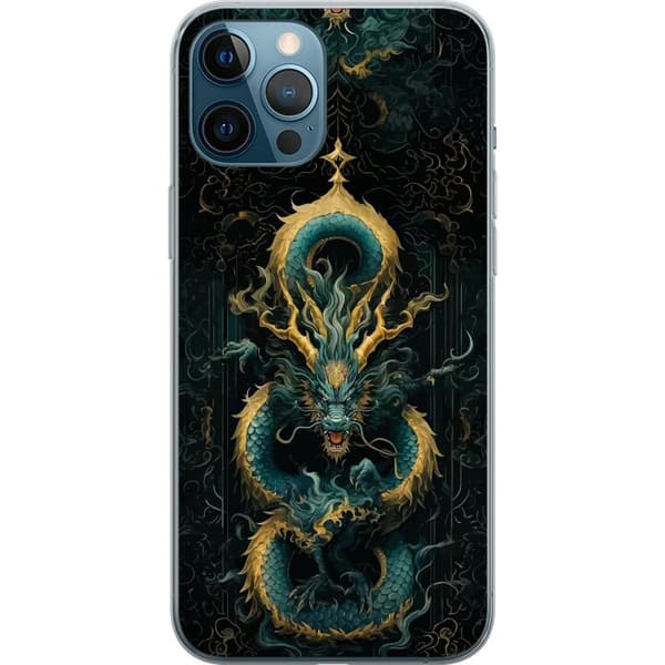 Kompatibelt Mobildeksel til Apple iPhone 12 Pro Max Asiatisk drake