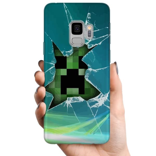 Kompatibelt Mobildeksel til Samsung Galaxy S9 MineCraft