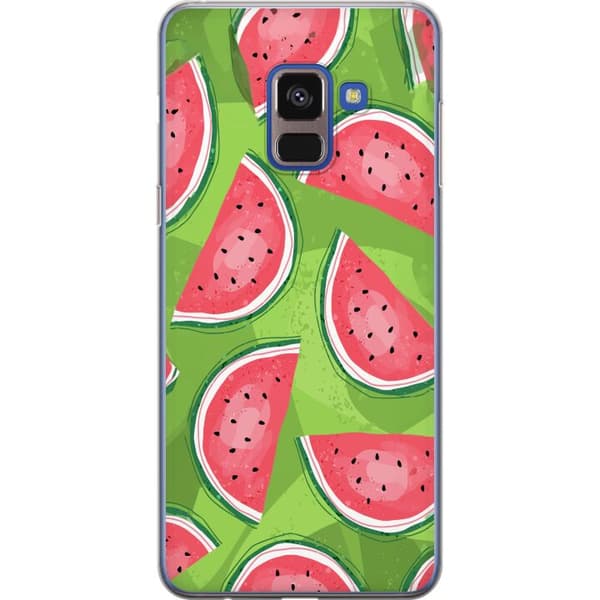 Kompatibelt Mobilskal till Samsung Galaxy A8 (2018) Vattenmelon