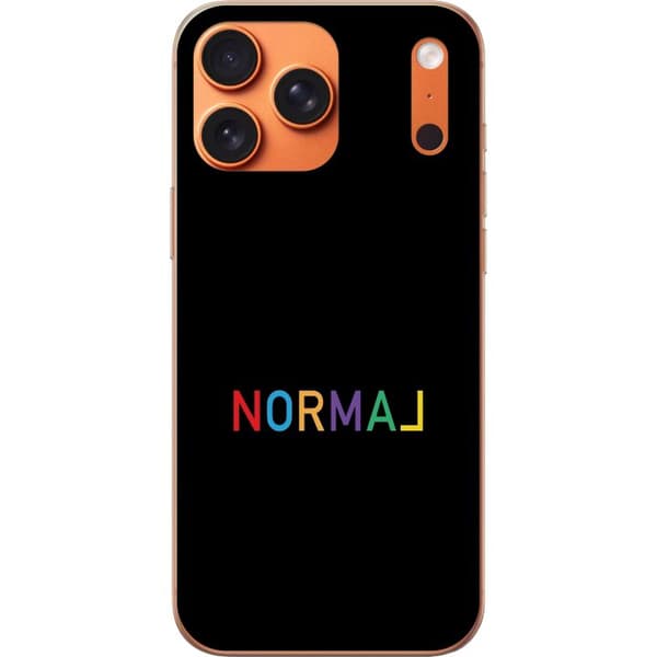 Kompatibelt Mobildeksel til Apple iPhone 17 Pro Max Färgglad Normal text
