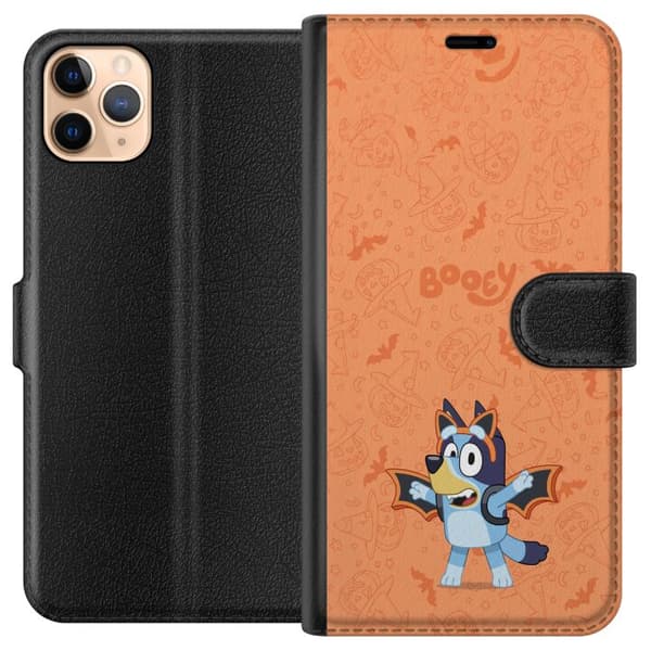 Kompatibel Tegnebogsetui til Apple iPhone 11 Pro Max Søde tegnede Halloweenmotiver for børn