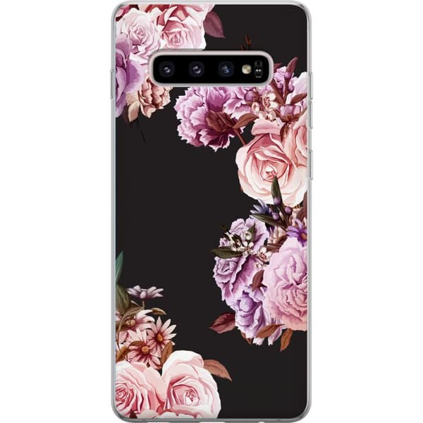 Kompatibelt Mobildeksel til Samsung Galaxy S10+ Blomster