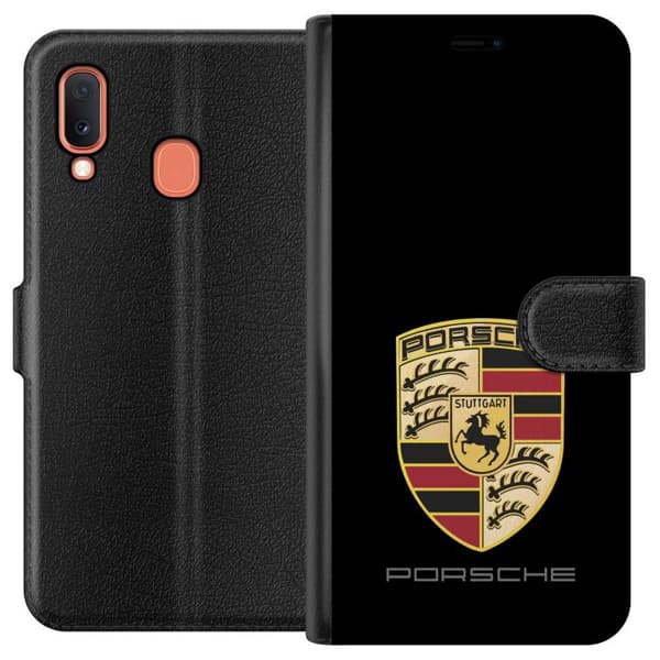 Kompatibelt Lommeboketui til Samsung Galaxy A20e Porsche