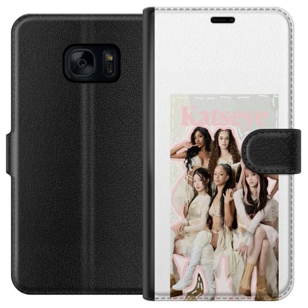 Kompatibelt Lommeboketui til Samsung Galaxy S7 KATSEYE elegant grupporträtt