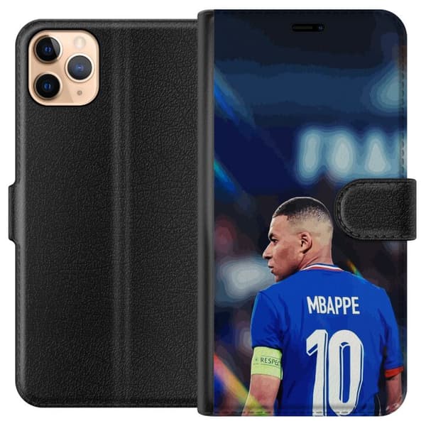 Kompatibelt Plånboksfodral till Apple iPhone 11 Pro Max Kylian Mbappé Frankrike