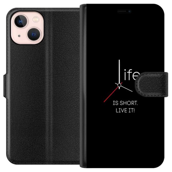 Kompatibelt Plånboksfodral till Apple iPhone 13 mini Livet är kort
