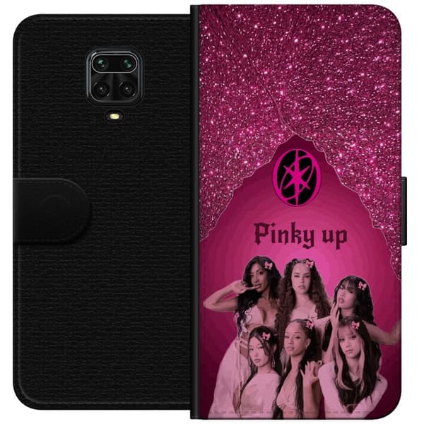 Kompatibel Tegnebogsetui til Xiaomi Redmi Note 9S KATSEYE Pinky Up