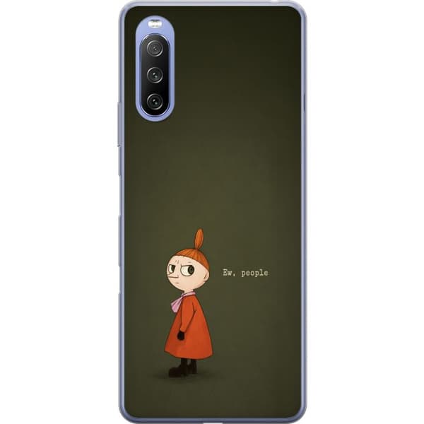 Kompatibelt Mobildeksel til Sony Xperia 10 III Lite Tecknad flicka med citat