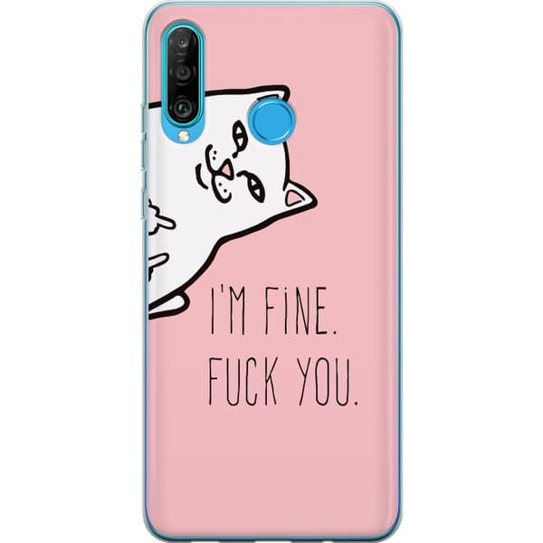 Kompatibelt Mobilskal till Huawei P30 lite Fine