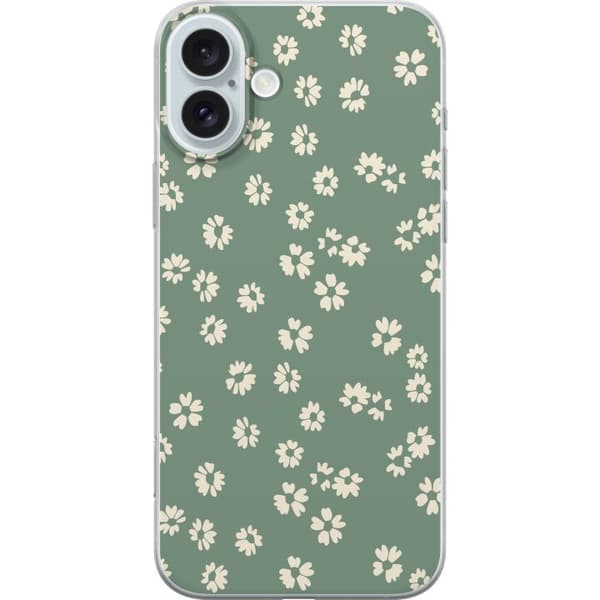Kompatibelt Mobilskal till Apple iPhone 16 Plus Blomsterdröm – färgglatt blommönster