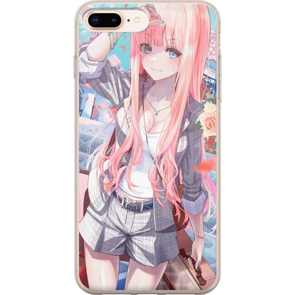 Kompatibelt Mobildeksel til Apple iPhone 8 Plus Anime jente søt