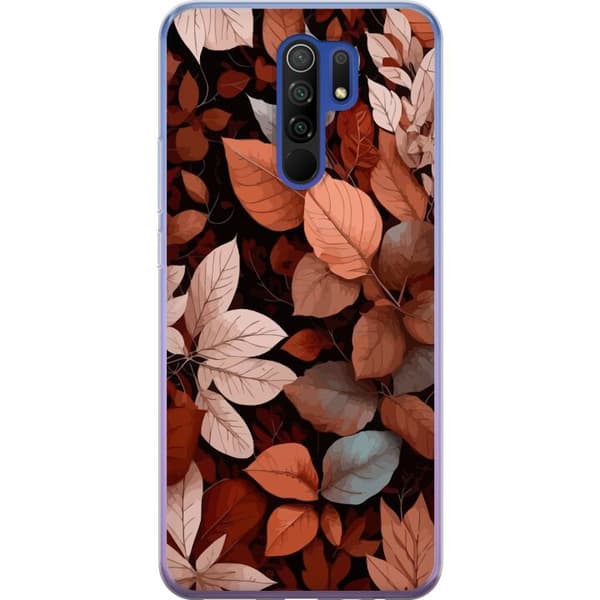 Kompatibelt Mobilskal till Xiaomi Redmi 9 Höstlöv