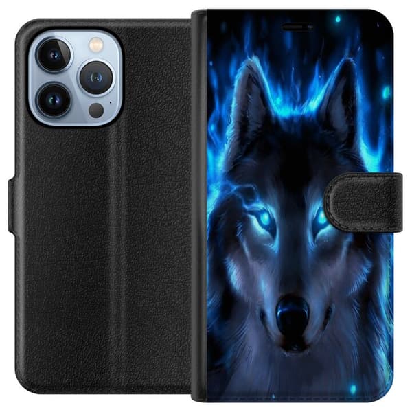 Yhteensopiva Lompakkokotelo Apple iPhone 13 Pro susi